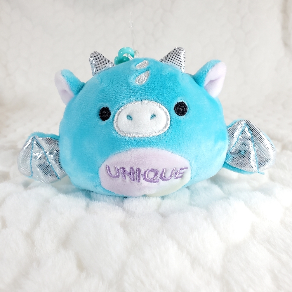 Joey Squishmallows Dragon Inspirational Clip Claire's BNWT